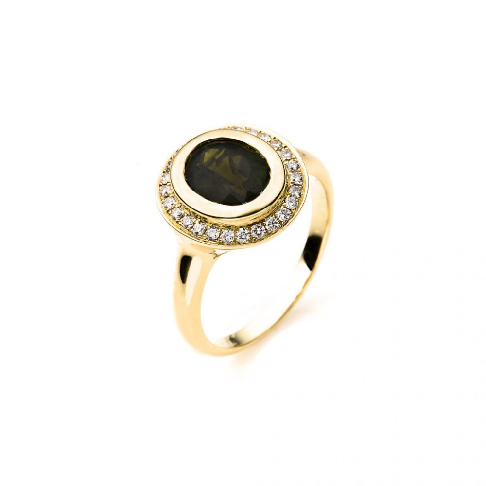 Yellowgold Tourmaline Ring