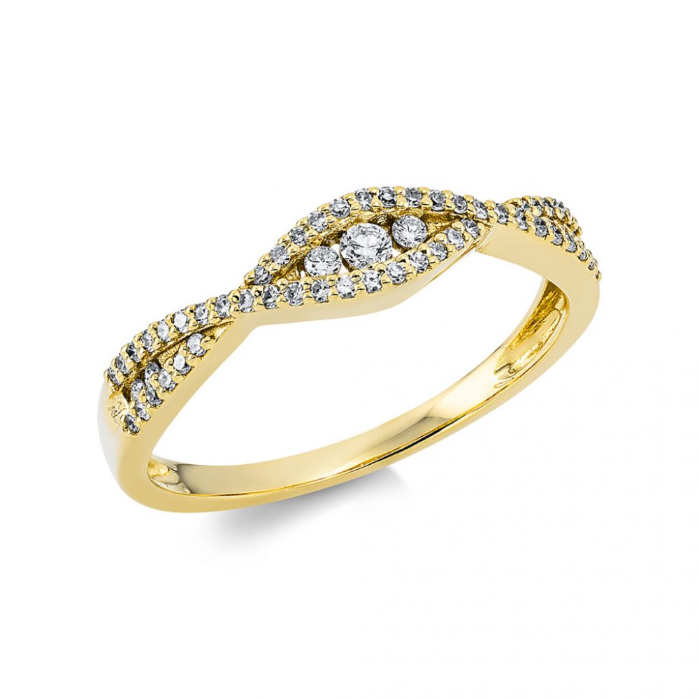 Yellowgold Diamond Ring