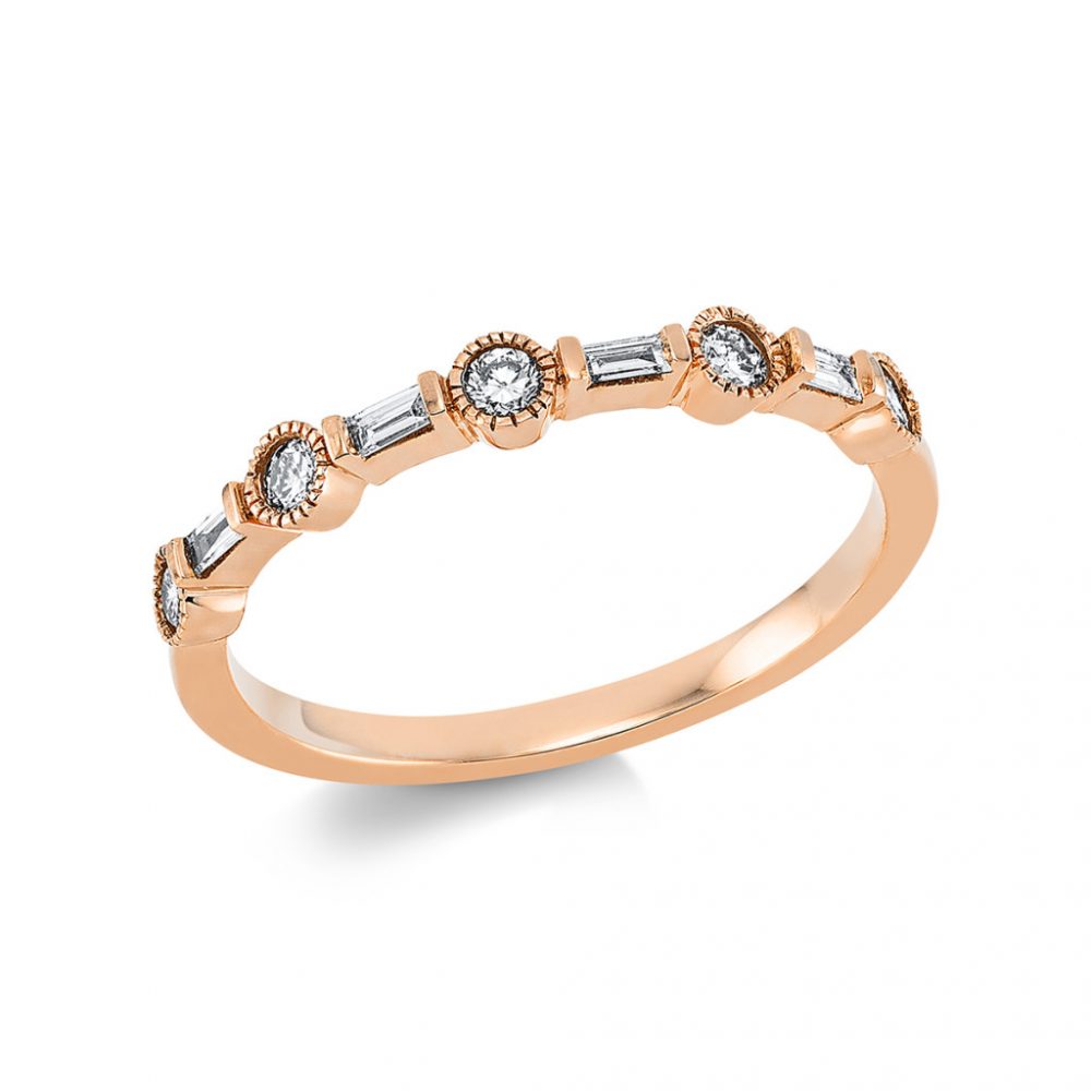 Redgold Diamond Ring