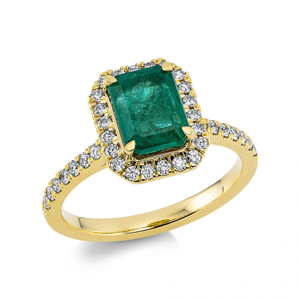 Yellowgold Emerald Ring