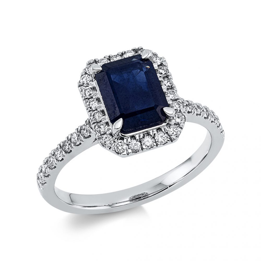 Whitegold Sapphire Ring