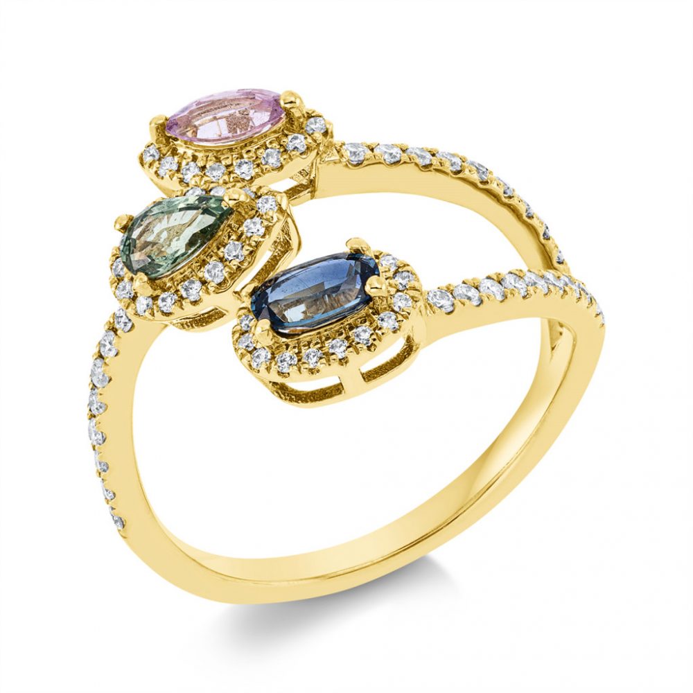 Yellowgold Sapphire Ring