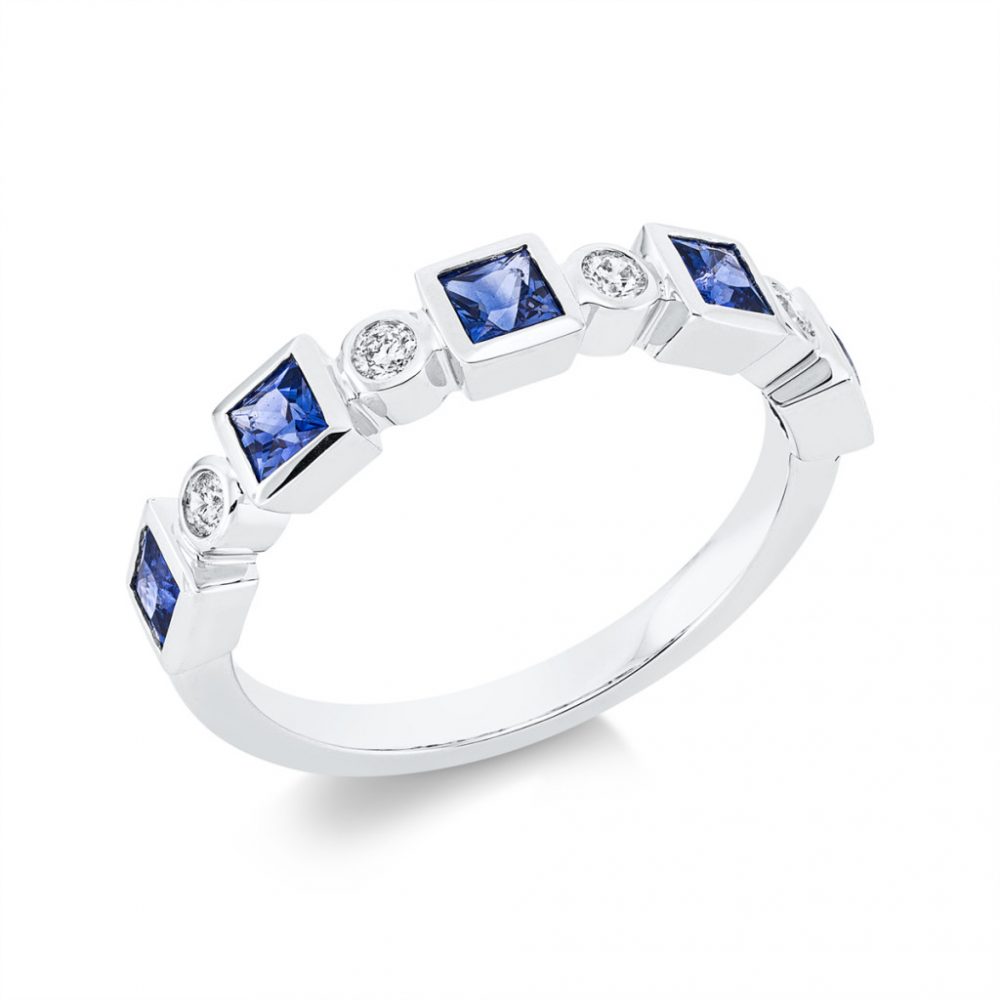 Whitegold Sapphire Ring