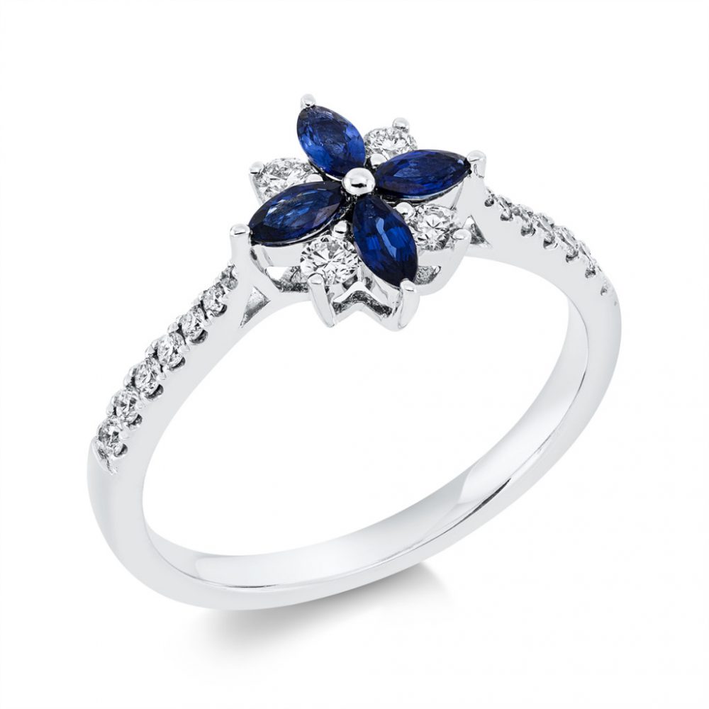 Whitegold Sapphire Ring