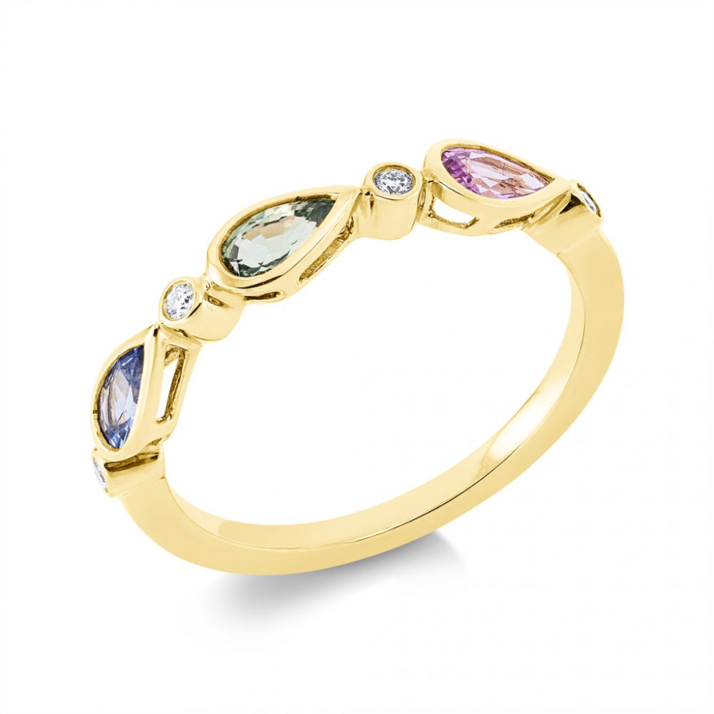 Yellowgold Sapphire Ring