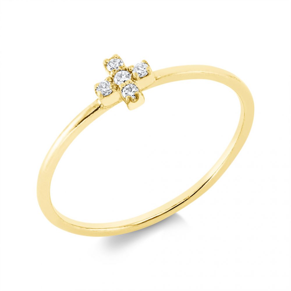 Yellowgold Diamond Ring