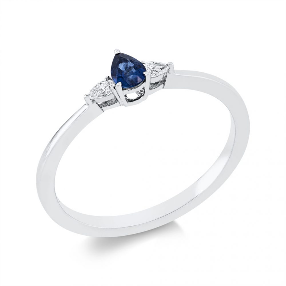 Whitegold Sapphire Ring