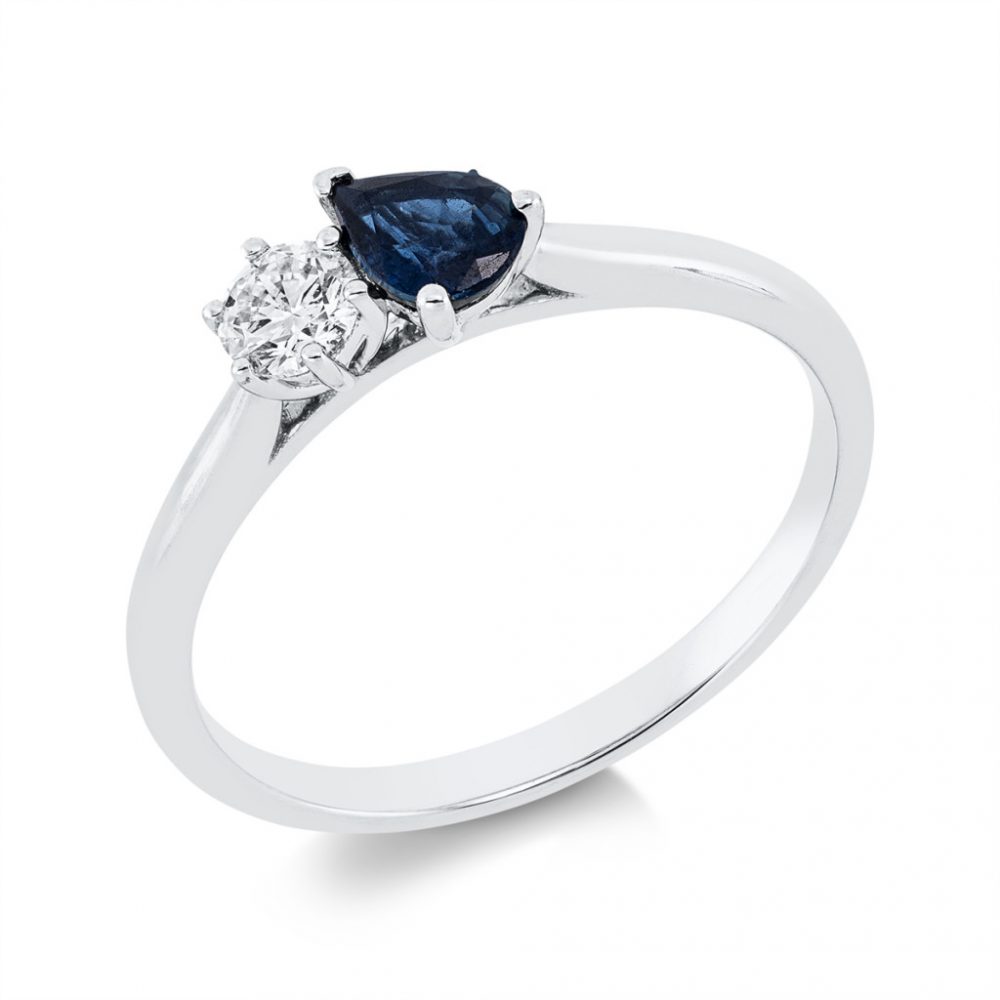 Whitegold Sapphire Ring