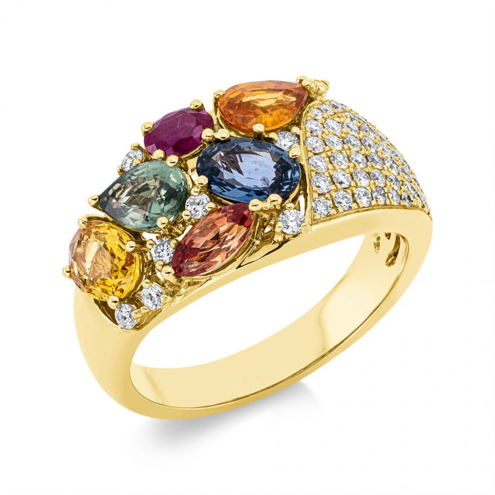 Yellowgold Sapphire Ring