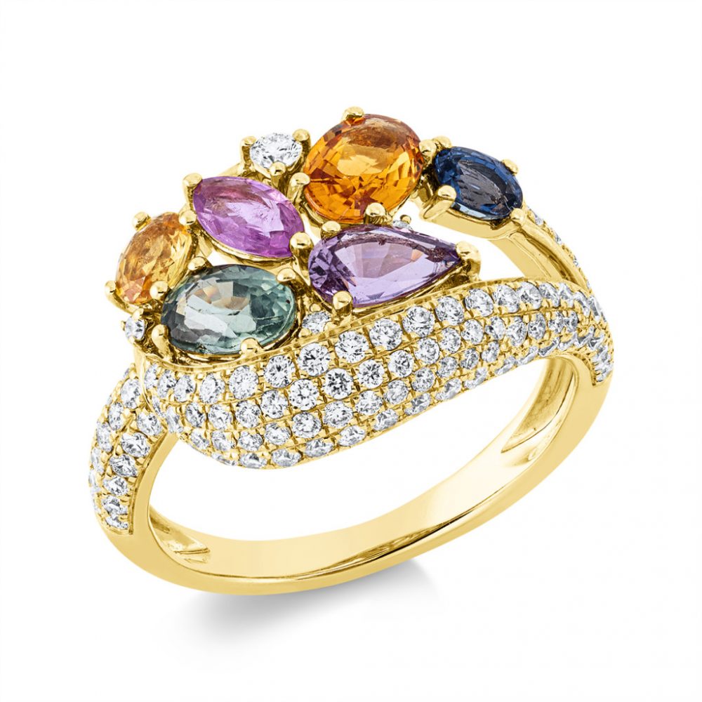 Yellowgold Sapphire Ring