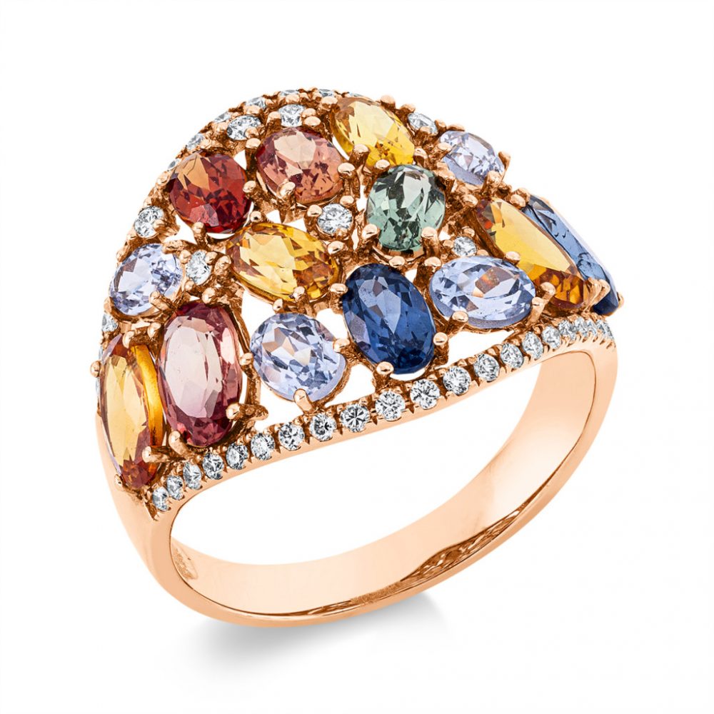 Redgold Sapphire Ring