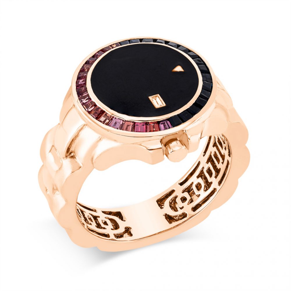 Redgold Sapphire Ring