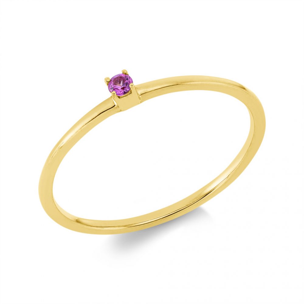 Yellowgold Sapphire Ring