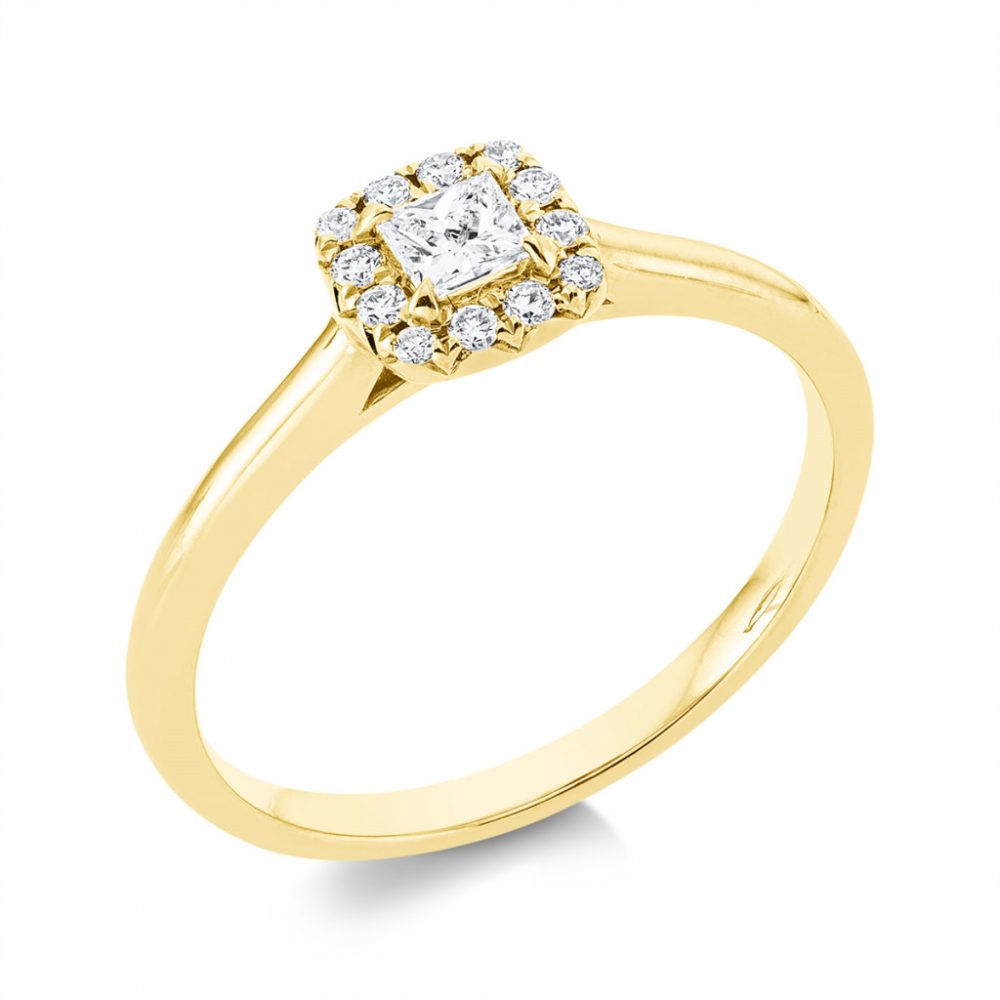 Yellowgold Diamond Ring