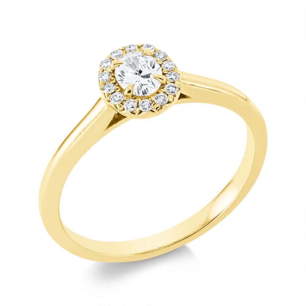 Yellowgold Diamond Ring