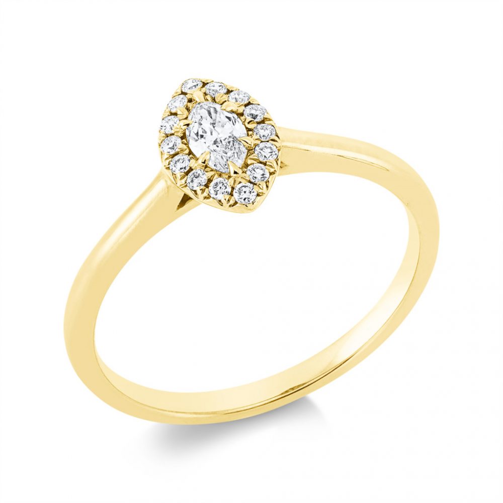 Yellowgold Diamond Ring