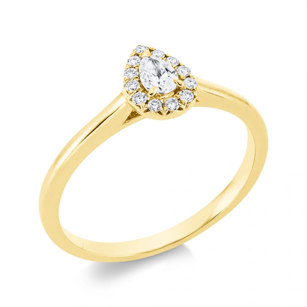 Yellowgold Diamond Ring