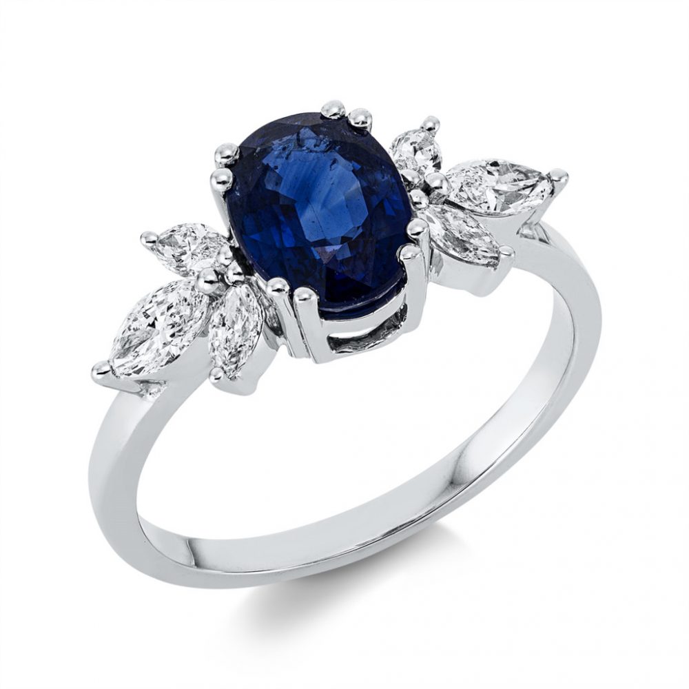 Whitegold Sapphire Ring