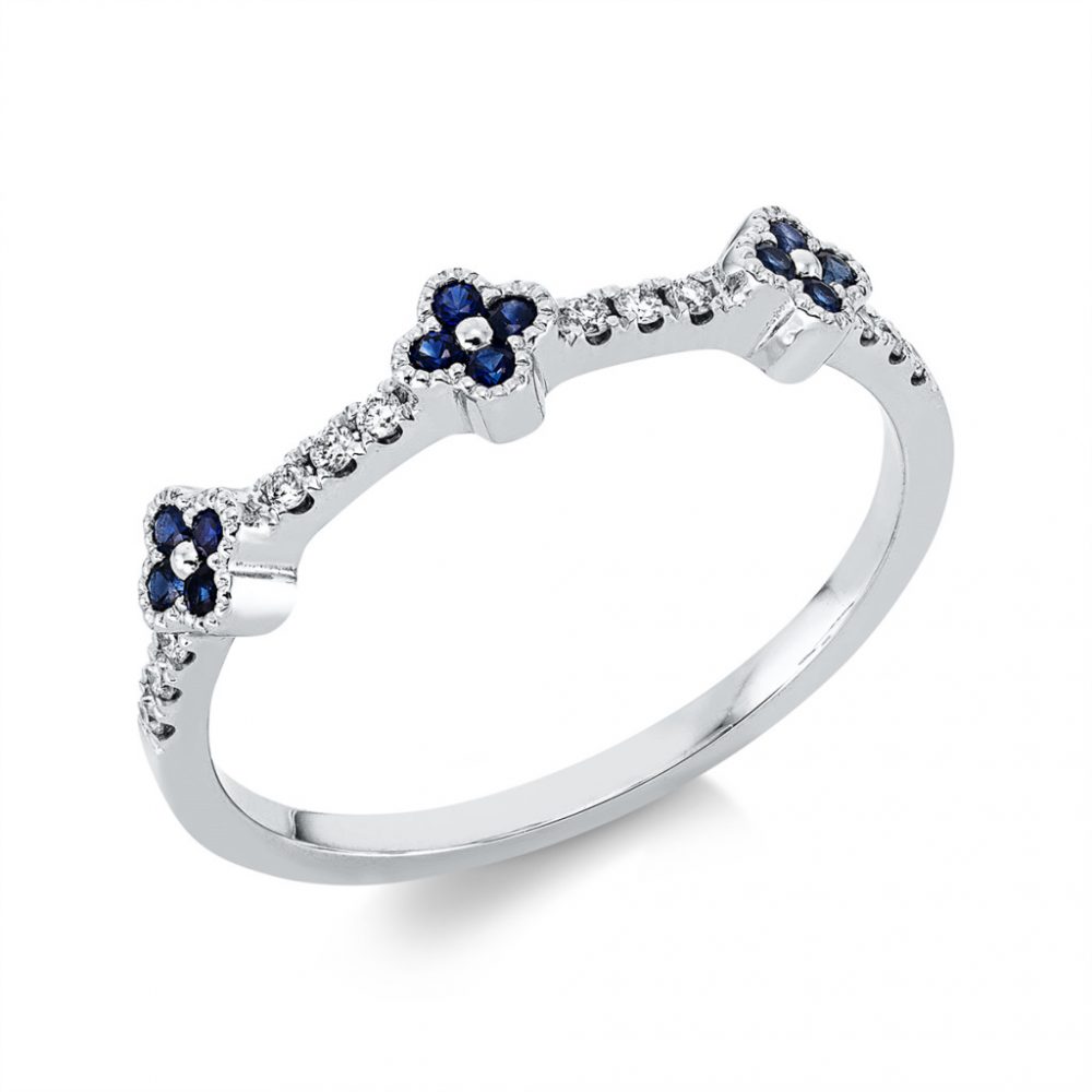 Whitegold Sapphire Ring