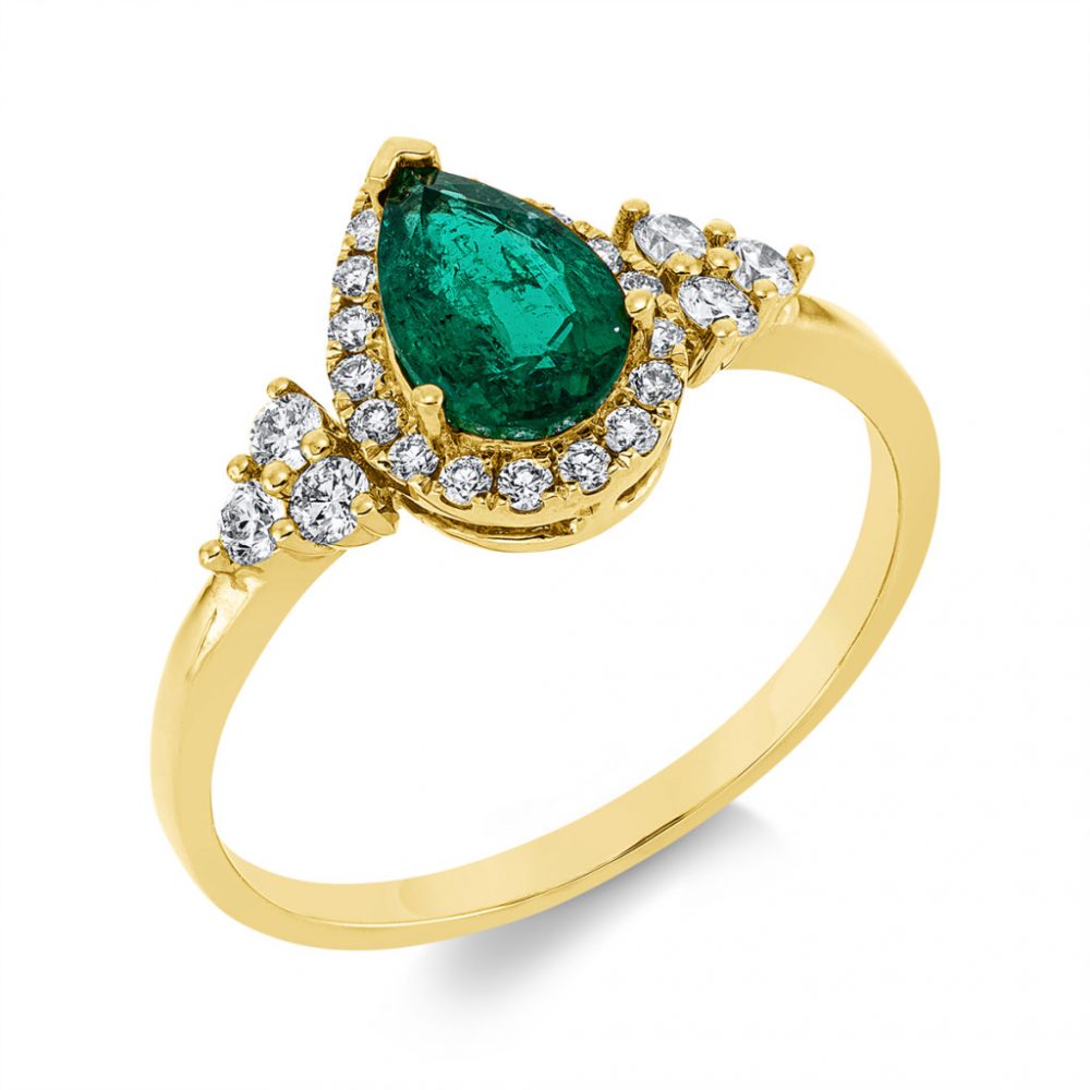 Yellowgold Emerald Ring