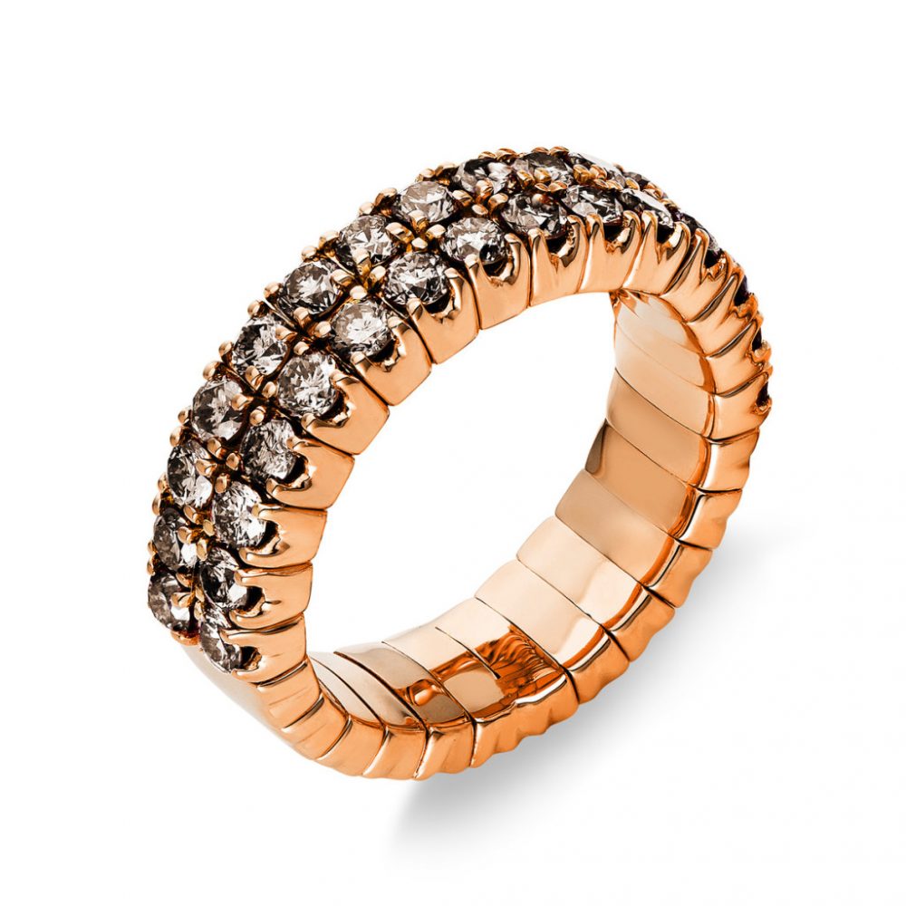 Redgold Diamond Ring