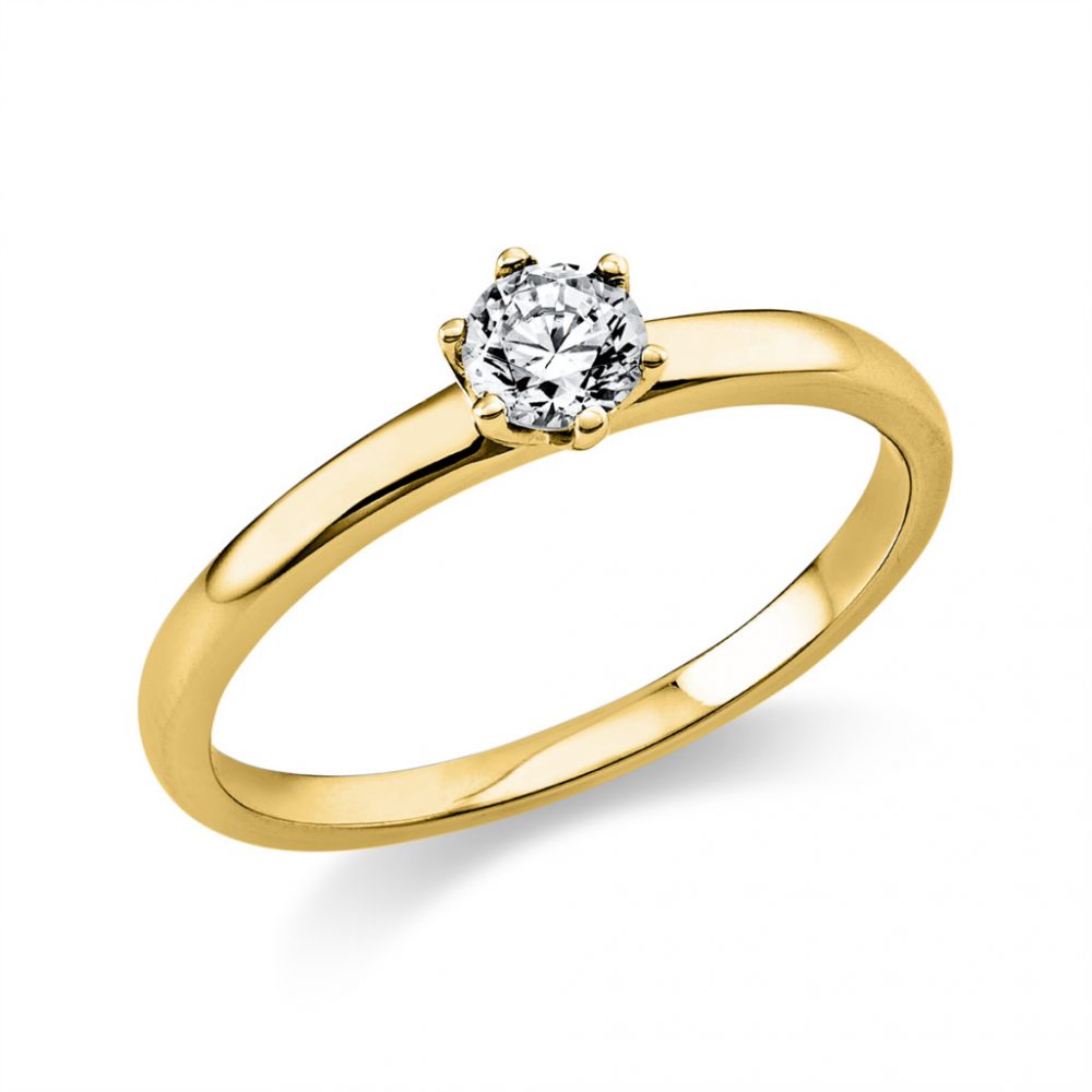 Yellowgold Diamond Ring