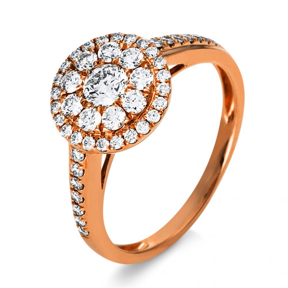 Redgold Diamond Ring