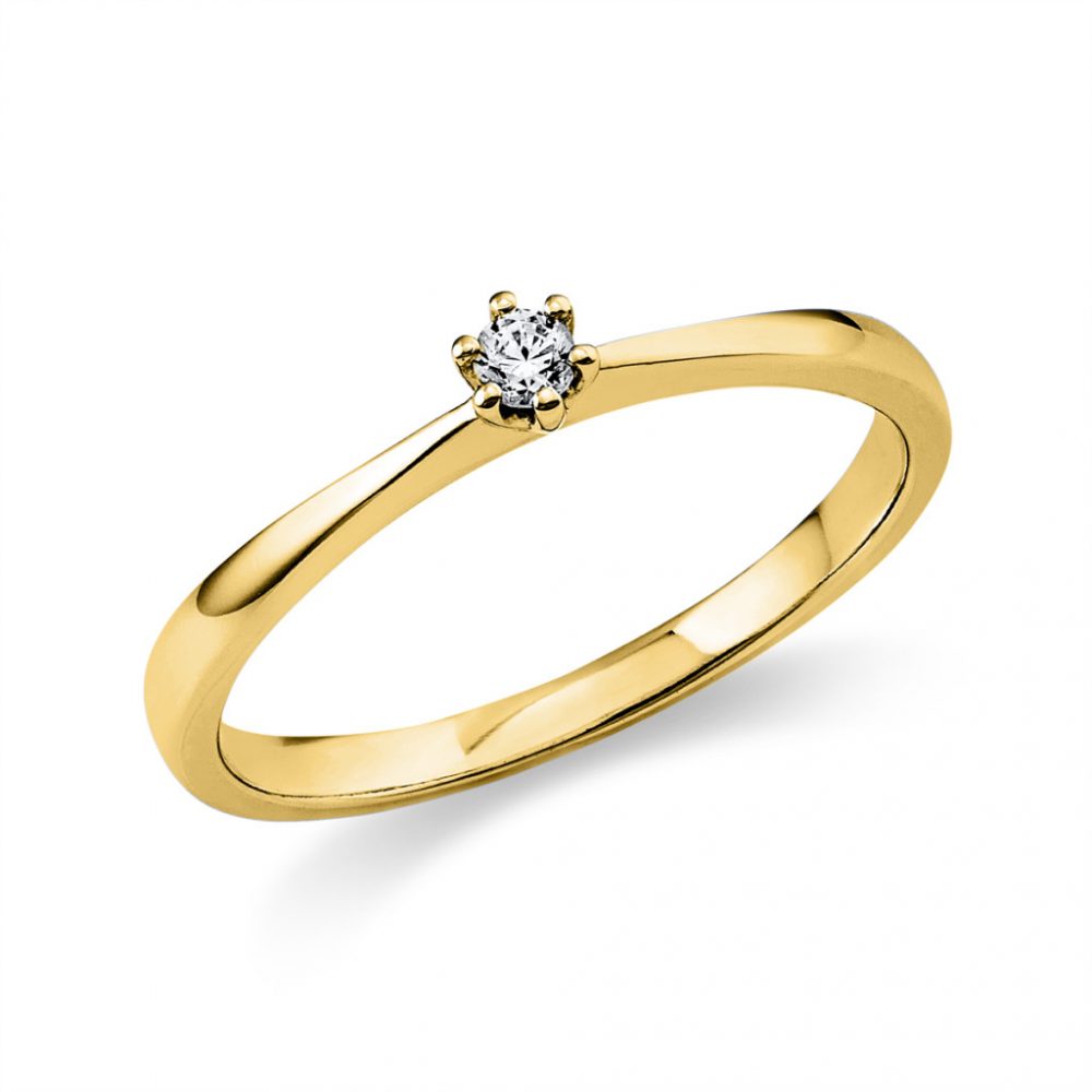 Yellowgold Diamond Ring