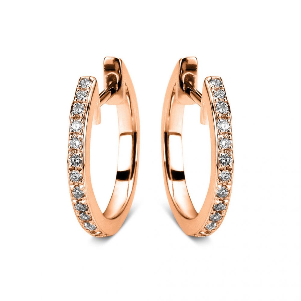 Redgold Diamond Earrings