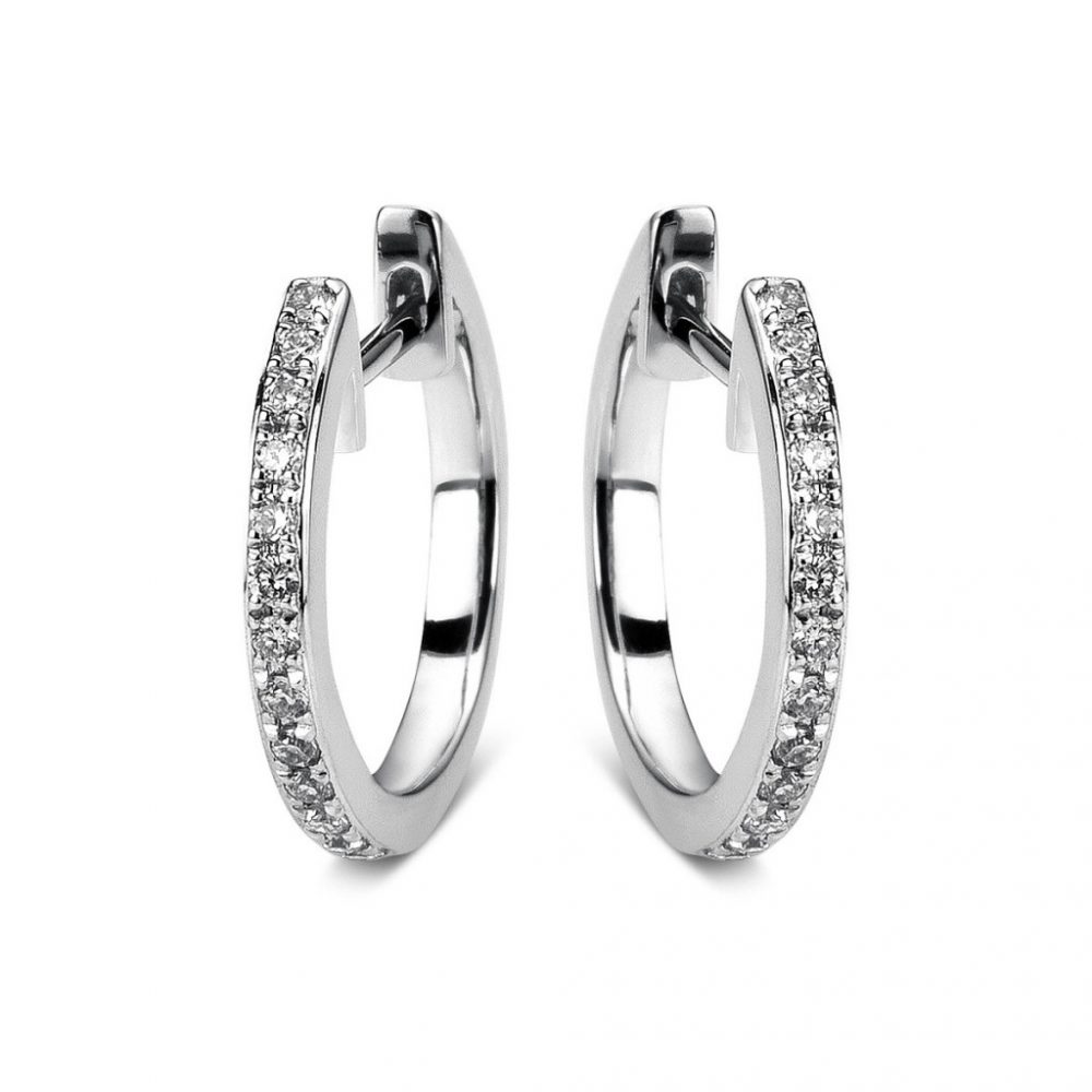 Whitegold Diamond Earrings