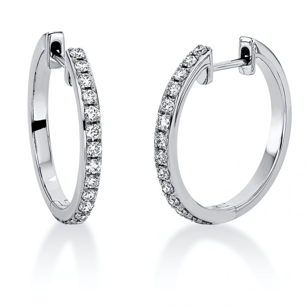 Whitegold Diamond Earrings