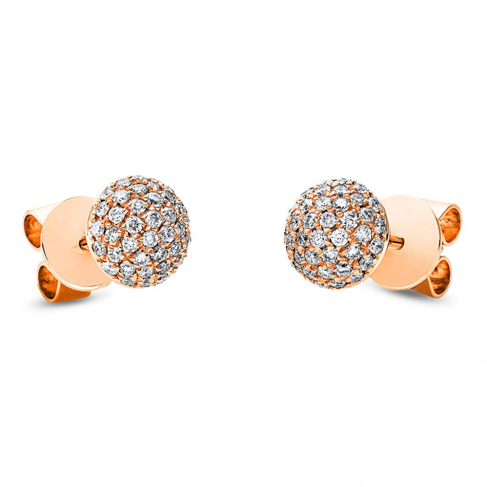 Redgold Diamond Earrings