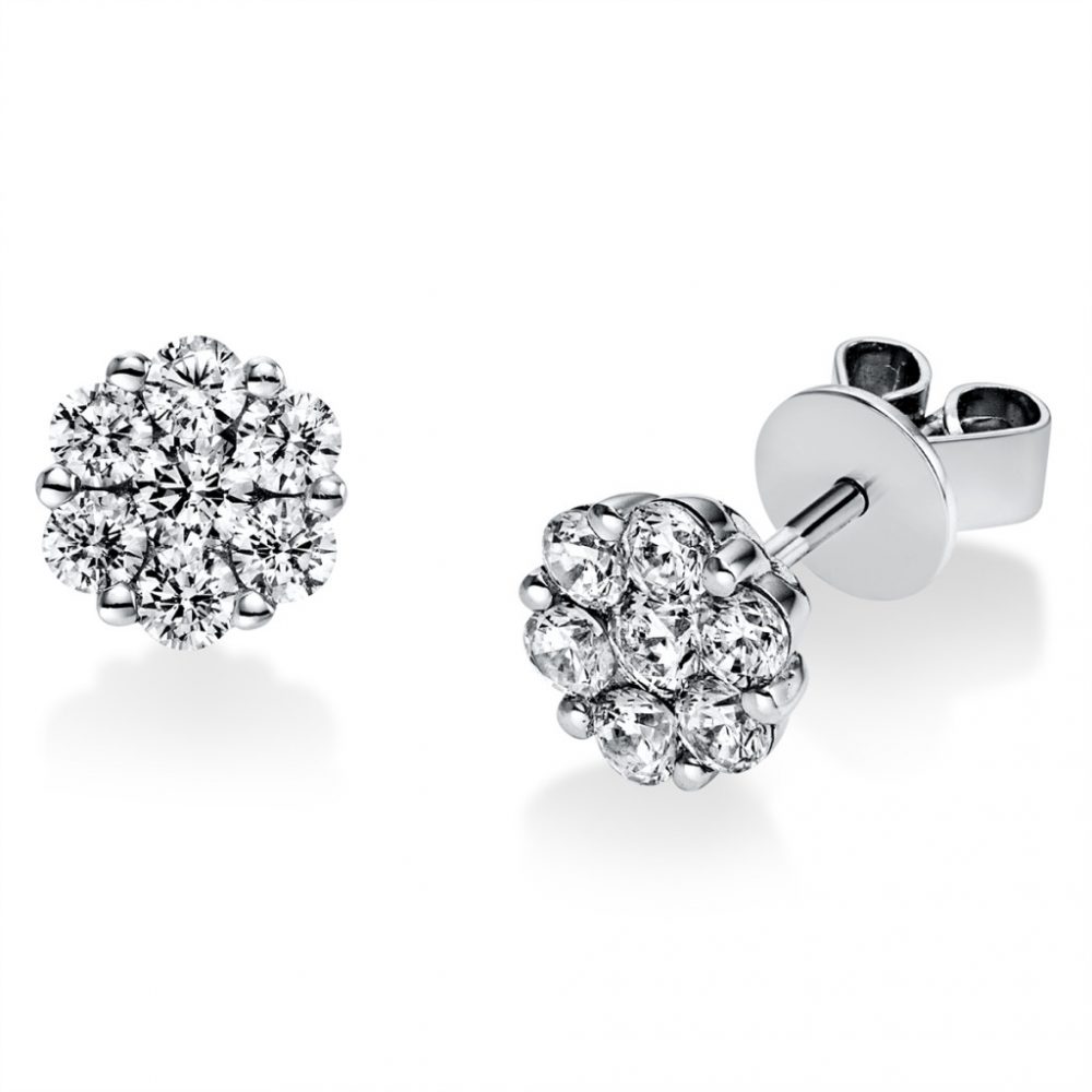 Platinum Diamond Earrings