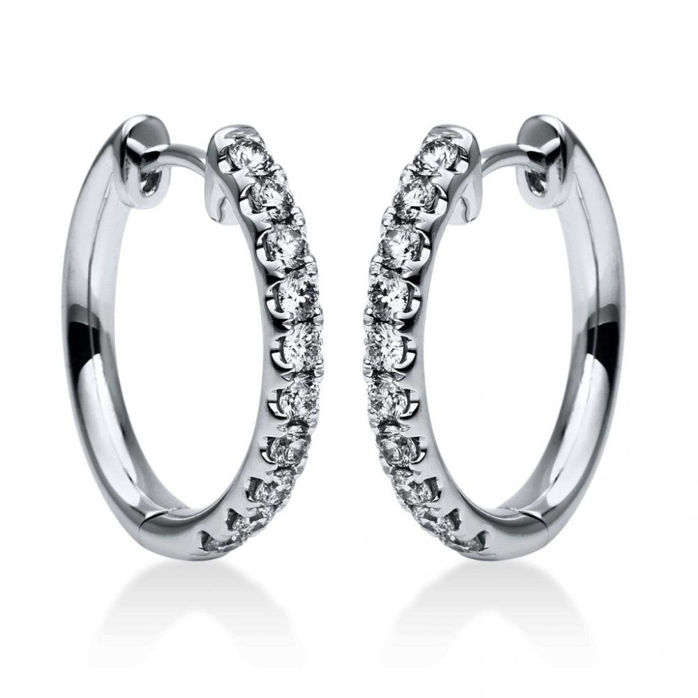 Whitegold Diamond Earrings