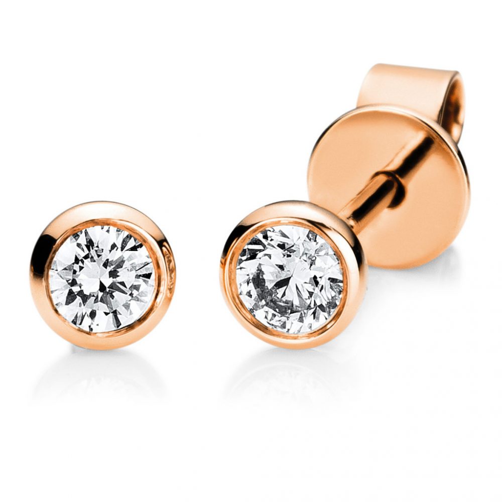 Redgold Diamond Earrings