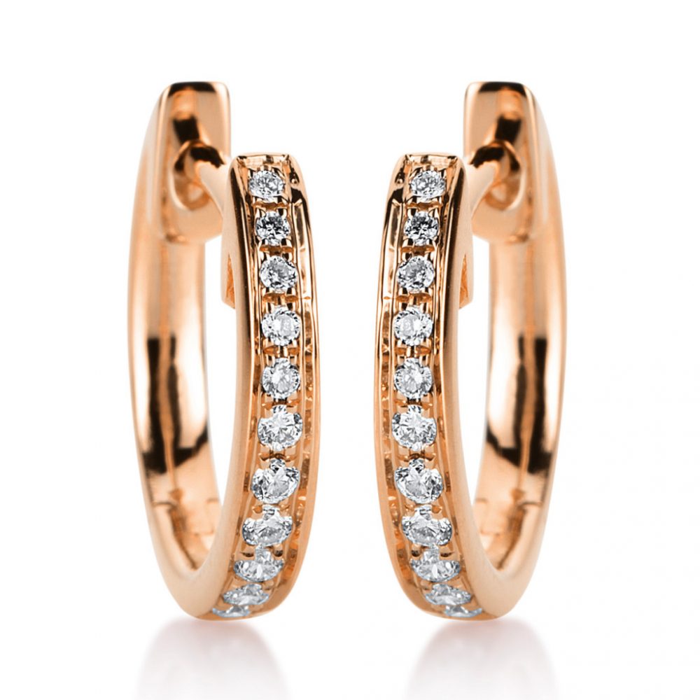 Redgold Diamond Earrings