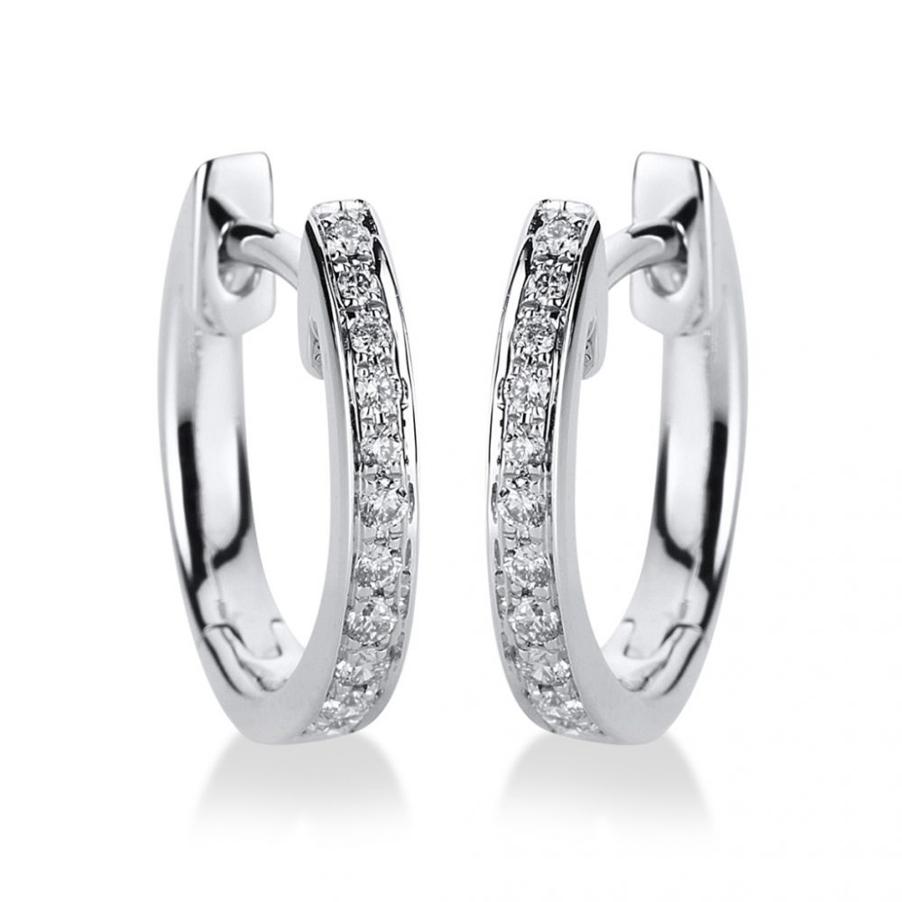 Whitegold Diamond Earrings