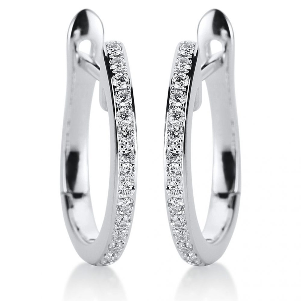 Whitegold Diamond Earrings