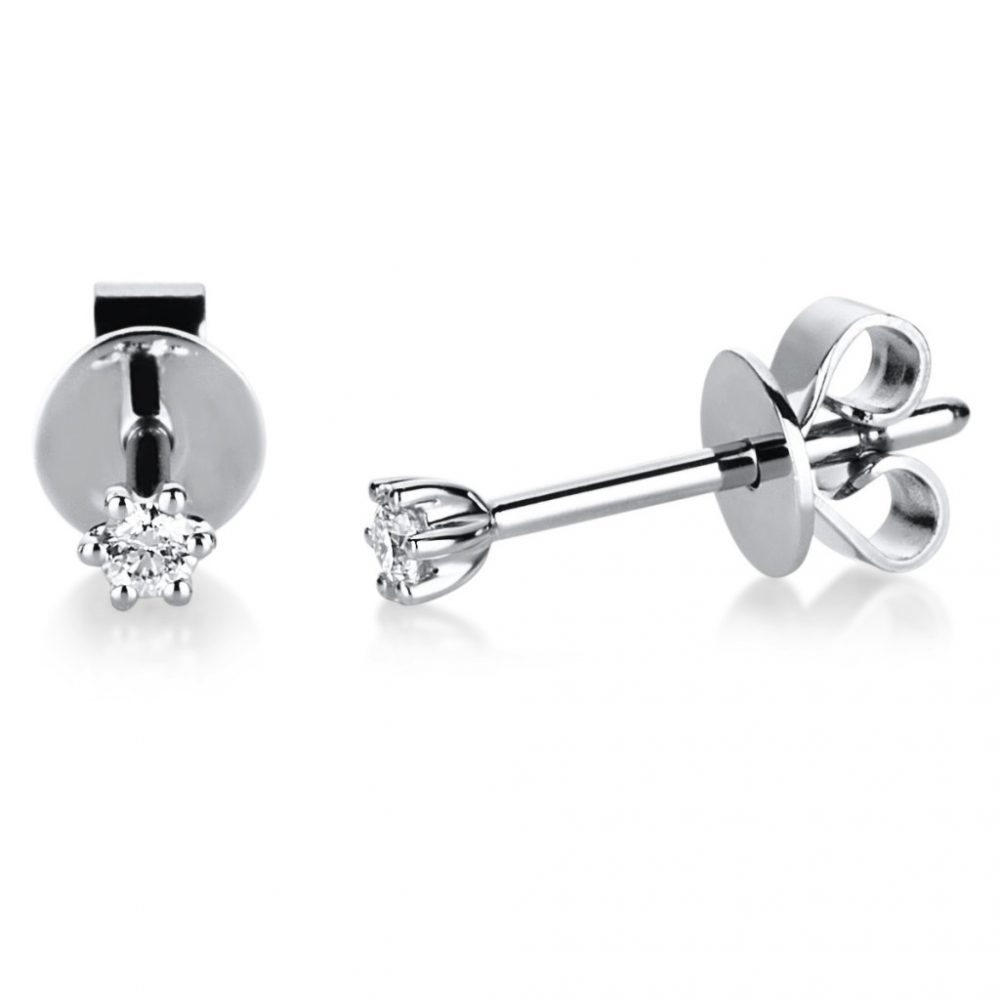 Whitegold Diamond Earrings