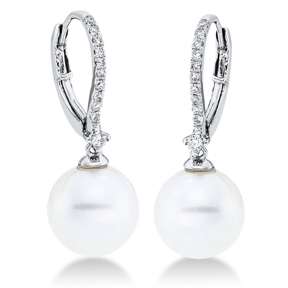 Whitegold Diamond Earrings