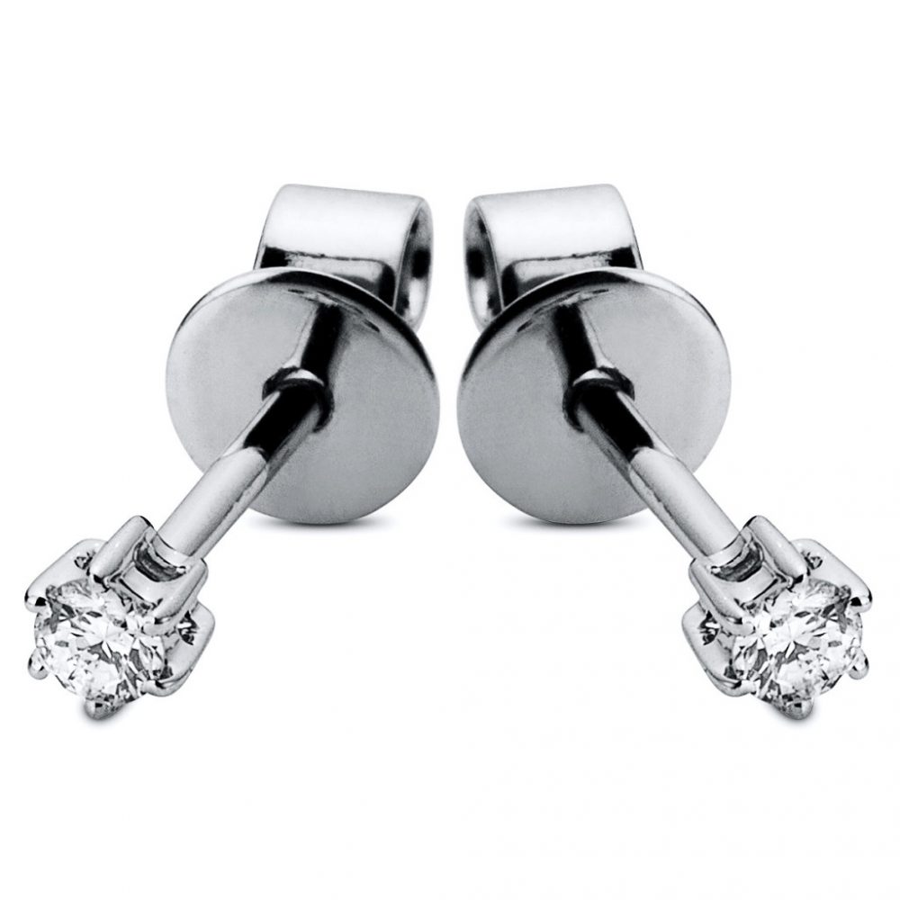 Whitegold Diamond Earrings