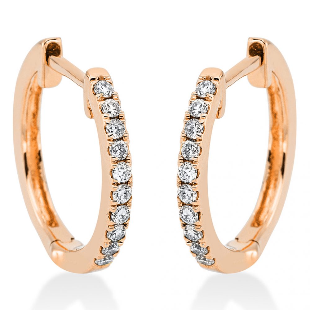 Redgold Diamond Earrings