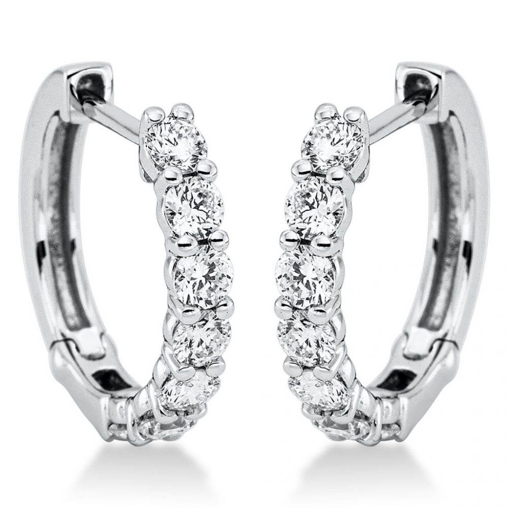 Whitegold Diamond Earrings