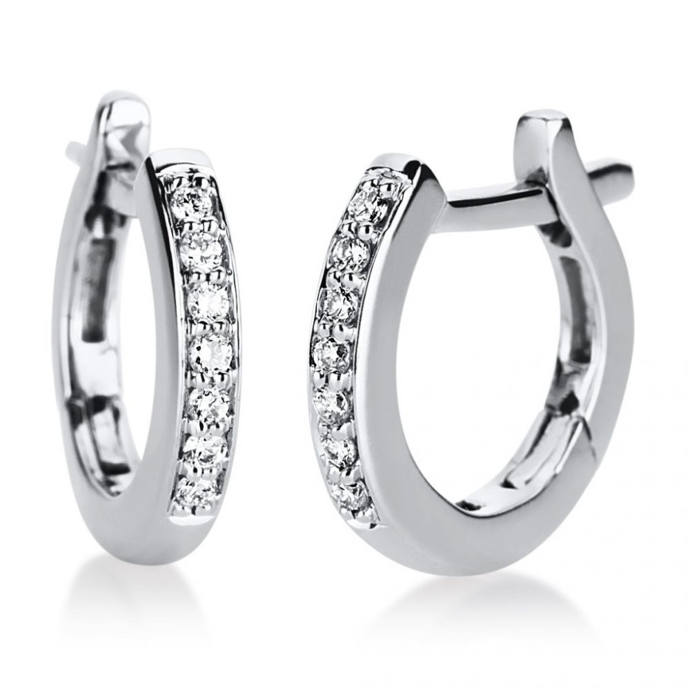 Whitegold Diamond Earrings