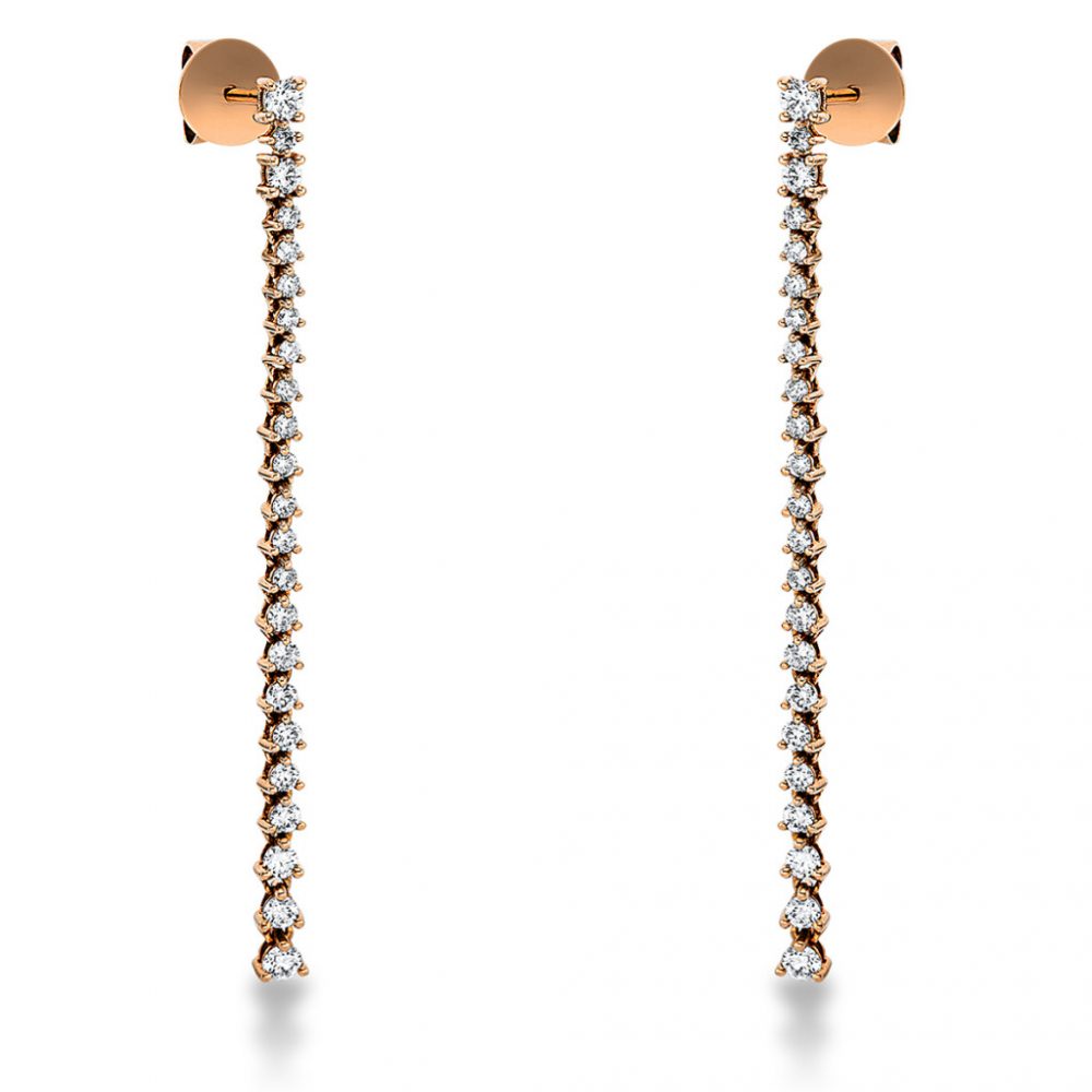 Redgold Diamond Earrings