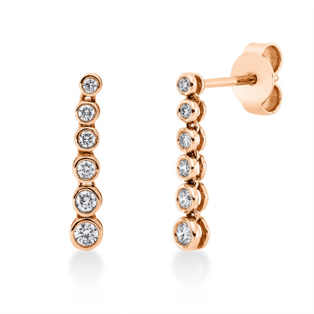 Redgold Diamond Earrings