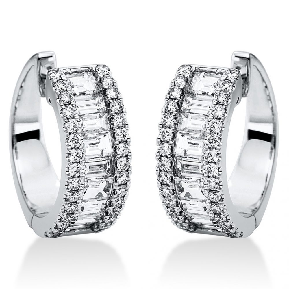 Whitegold Diamond Earrings