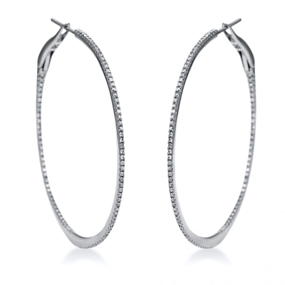 Whitegold Diamond Earrings