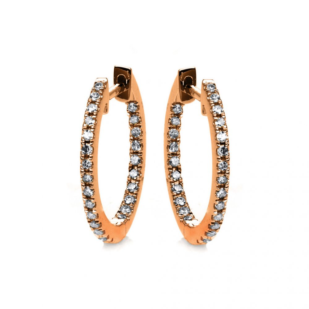 Redgold Diamond Earrings