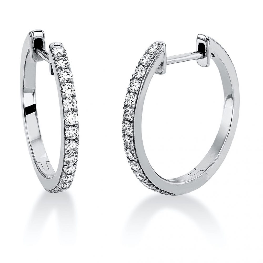 Whitegold Diamond Earrings